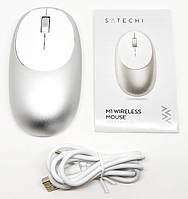 Бездротова Bluetooth Миша Satechi M1 WhiteSilver SATECHI Aluminum M1 Wireless Bluetooth Mouse, фото 4