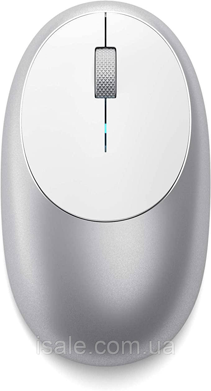 Бездротова Bluetooth Миша Satechi M1 WhiteSilver SATECHI Aluminum M1 Wireless Bluetooth Mouse, фото 1