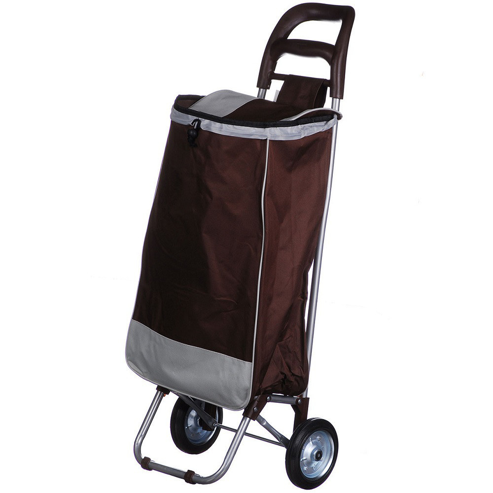 Тачка сумка з коліщатами кравчучка метал 94см MH-2079 Brown