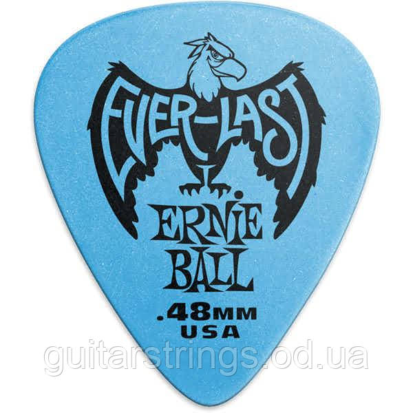 Медіатор Ernie Ball 9181 Everlast Delrin Picks Blue 0.48 mm, фото 1