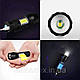 Світлодіодний металевий ручний ліхтарик, яскравий акумуляторний USB ліхтар кишеньковий, фото 10