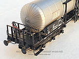 Модель 6-осної цистерни тип ZZD DB Ep IV, BASF, приладдя DB, епохи IV, масштабу H0 1:87, BRAWA 48543, фото 7