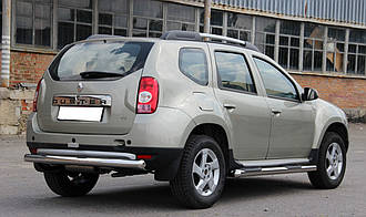 Захист заднього бампера (труба) Renault Duster Дастер