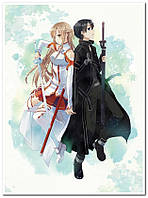 Мастера меча онлайн (Sword Art Online) - плакат аниме