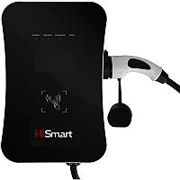 Зарядна станція для електромобілів HiSmart Type 2, 22kW, 32A, 3-фазна, кабель Duosida 5 м (EV200085)