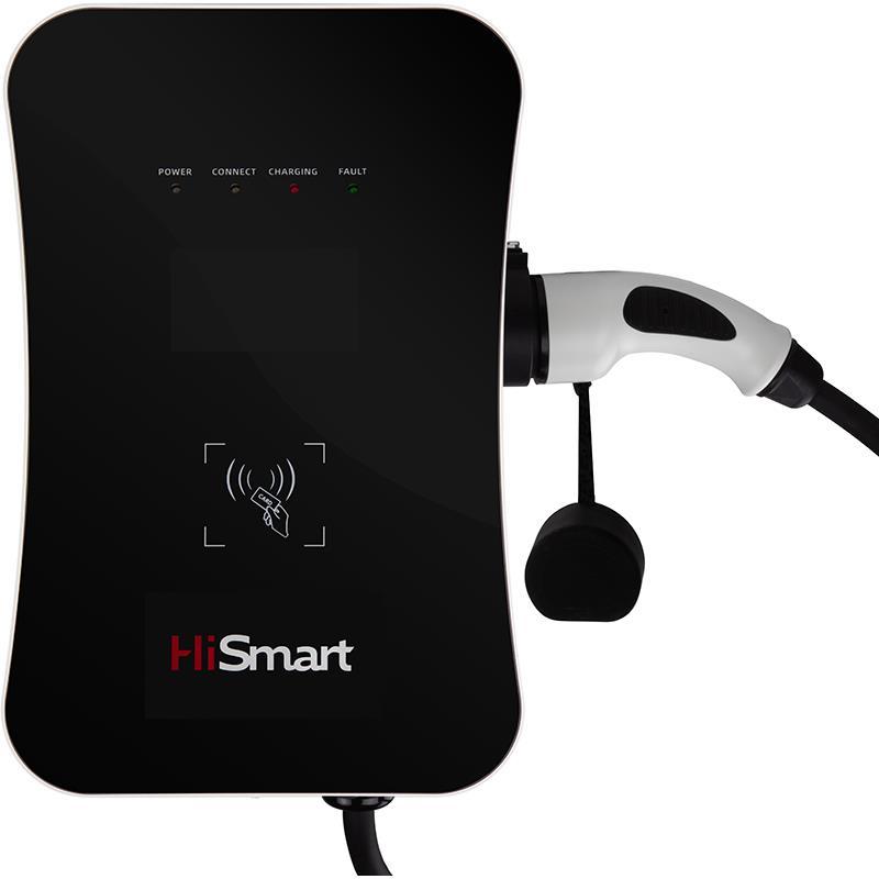 Зарядна станція для електромобілів HiSmart Type 2, 22kW, 32A, 3-фазна, кабель Duosida 5 м (EV200085), фото 1
