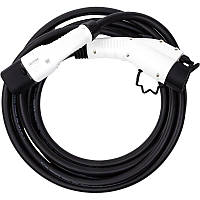 Кабель Duosida для заряджання електромобіля Type 1 (Female) — Type 2 (Male), 32 А, 7,2 кВт, 1-фазний, 5