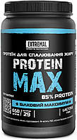 Соевый Протеин изолят для похудения 650 г клубничный смузи Extremal Protein max для сжигания жира