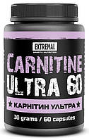 Карнитин для похудения 60 капсул 500 мг L-carnitine ultra Extremal Жиросжигатель для спортсменов Л-карнитин