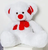 Пушистый плюшевый мишка 100 см, мягкая игрушка подарок для детей и девушек, оригинальный качественный медведь