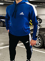 Мужской спортивный костюм Adidas.Теплый спортивный костюм .Утепленный спортивный костюм на флисе 4 цвета
