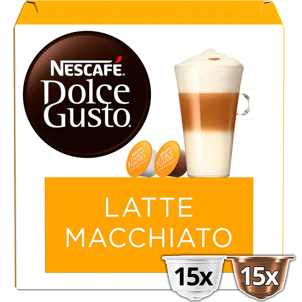 BIG PACK! Кава в капсулах Dolce Gusto Latte Macchinato (капсул -30! - порцій 15!)