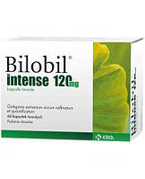 Билобил Интенс (Bilobil intense) 120мг/ 60 капсул- для улучшения мозгового кровообращения. ПОЛЬША