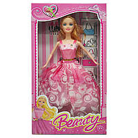 Детская кукла "Beauty" Bambi 1219-5 в бальном платье Розовый с белым
