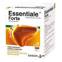 Ессенціале Форте (ESSENTIALE FORTE) 300 мг - 50 капсул. Для печінки/ Польща