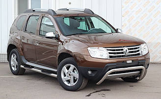 Захист переднього бампера (кенгурятник, бугель, дуга) Renault Duster