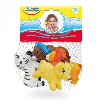 Іграшки для ванної BeBeLino Зоопарк, 4 шт. 58004