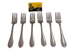 Набір столових вилок із нержавіючої сталі 6 штук гарної якості