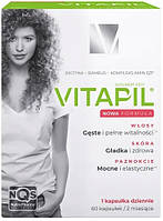 Vitapil TABLETEK BIOTYNA - биотин и бамбук для волос, 60 шт