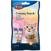Trixie TX-42682 Creamy Snacks 5 шт - рідкі ласощі креветка 5х14 гр