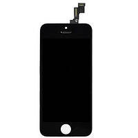 Дисплей iPhone 5S в зборі з сенсором та рамкою black (On-cell)