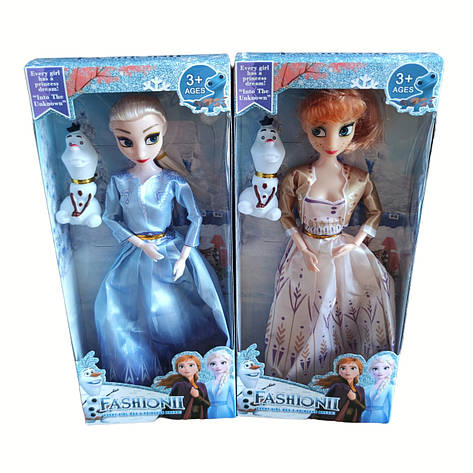 Набір ляльок Холодне серце Frozen Анна та Ельза ляльки шарнірні, фото 1