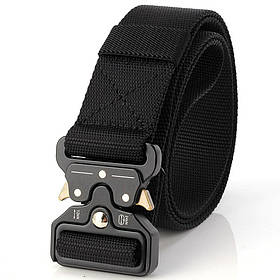 Ремінь тактичний Assault Belt з металевою пряжкою 140 см Black (3_02072)