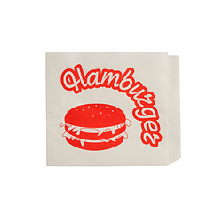 Куток для гамбургера з друком (150х125х0) 500шт