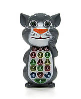 Музичний розвиваючий телефон "Котофон" 7344 UA, диктофон, букви, цифри, музика