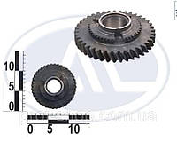 Шестерня КПП ВАЗ 1117, 1119, 2108, 2115, 2170, 2172, (2181), 1 передачи под вал 2110 (33мм)