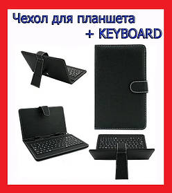 Чохол клавіатура для планшета 7" EN-Rus microUSB Black (3_02292)