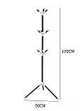 Вішалка на підлогу Coat Rack Perchero Max з гаками 170см White (3_02335), фото 3