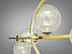 Сучасні люстри молекули в стилі Loft на 7 ламп колір Золотий Diasha 1003-7G, фото 4
