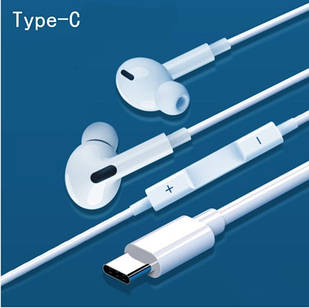Навушники для телефона з роз'ємом Type-C