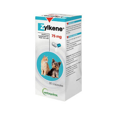 Зилкене 75мг № 30 Zylkene капсули-антистрес для собак і котів