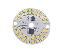 LED платы светодиодные сборки SMD2835 лампа 18 Вт 220В (Белый теплый свет)