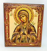 Ікона "Семістрельна"  домашня 16*12 см