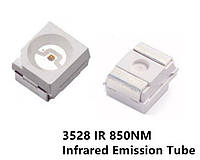 Инфракрасный ИК светодиод 850nm PLCC2 SX-3528-IR SMD3528-IR SMD2835 SMD1210