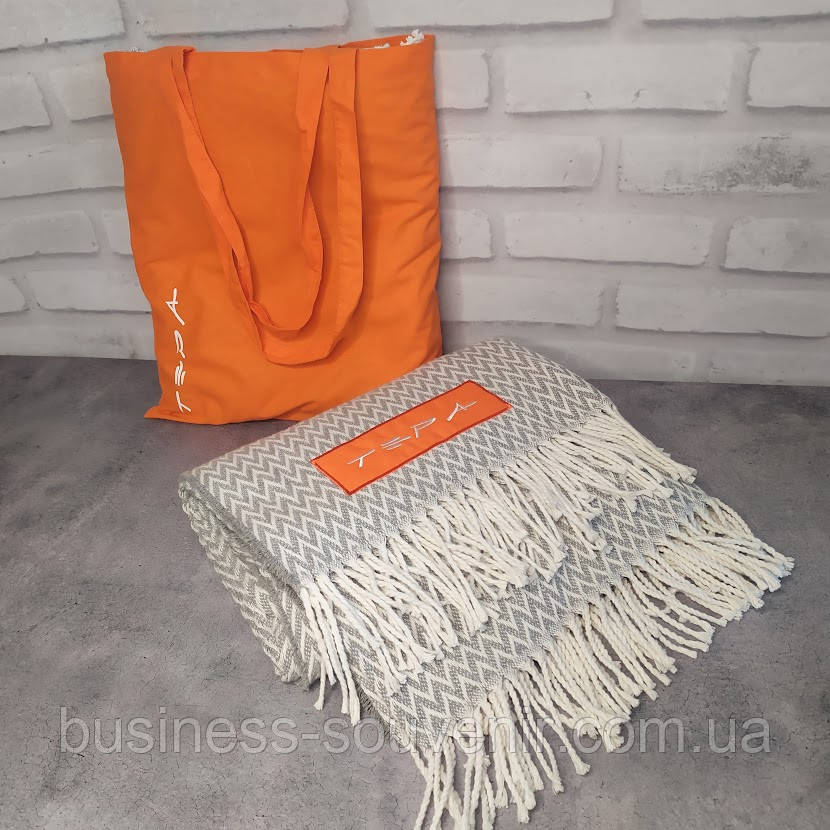 Корпоративні пледи, пледи з логотипом, фото 1