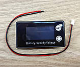 Індикатор заряду акумуляторів 7-70 вольтів зелений, фото 2