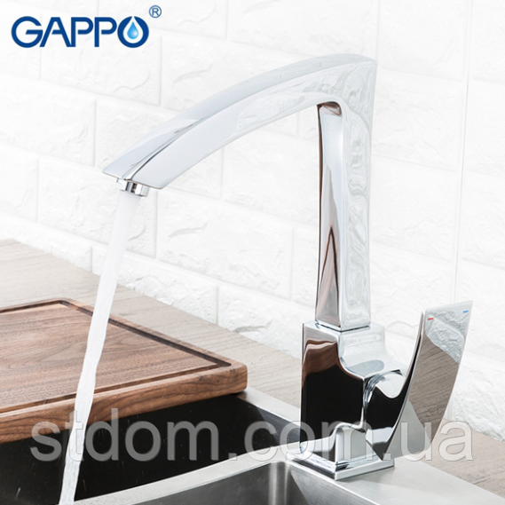 Смеситель Gappo Jacob G4007 для кухни однорычажный кухонный кран Гаппо для раковины - фото 4 - id-p1706997715
