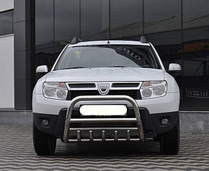 Захист переднього бампера (кенгурятник, бугель, дуга) Renault Duster