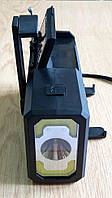 Фонарь, светильник, радиоприемник AM/FM/NOAA, ручной генератор, солнечная панель, 2х18650, SOS, power Bank,