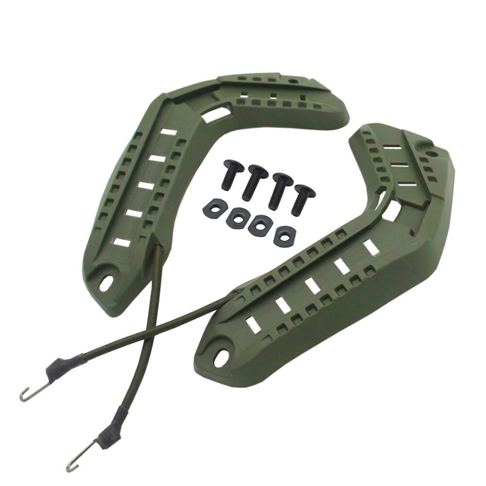 Рельси бічні напрямні на шолом каску FAST, TOR-D (Фаст, ТОР-Д), Зелений, фото 1