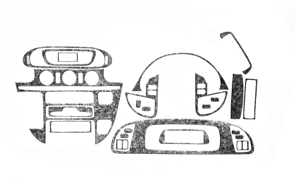 (cdi, 2000-2006) Накладки на панель (Meric) Титан для Mercedes Sprinter W901/902/903/904/905 рр від VLF комп., фото 1