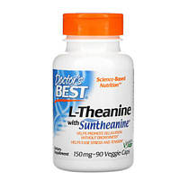 Л-теанін, Doctor's Best L-Theanine with Suntheanine 150 mg 90 капсул