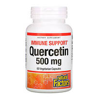 Кверцетин, Natural Factors Quercetin 500 mg 60 капсул