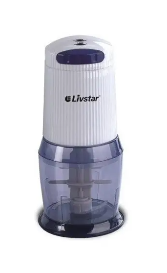 Подрібнювач LIVSTAR LSU-1420 500 мл 300 Вт | Харчової екстрактор чоппер для нарізки подрібнення продуктів, фото 1