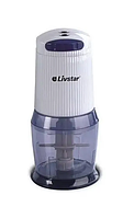 Измельчитель LIVSTAR LSU-1420 500 мл 300 Вт | Пищевой экстрактор чоппер для нарезки измельчения продуктов