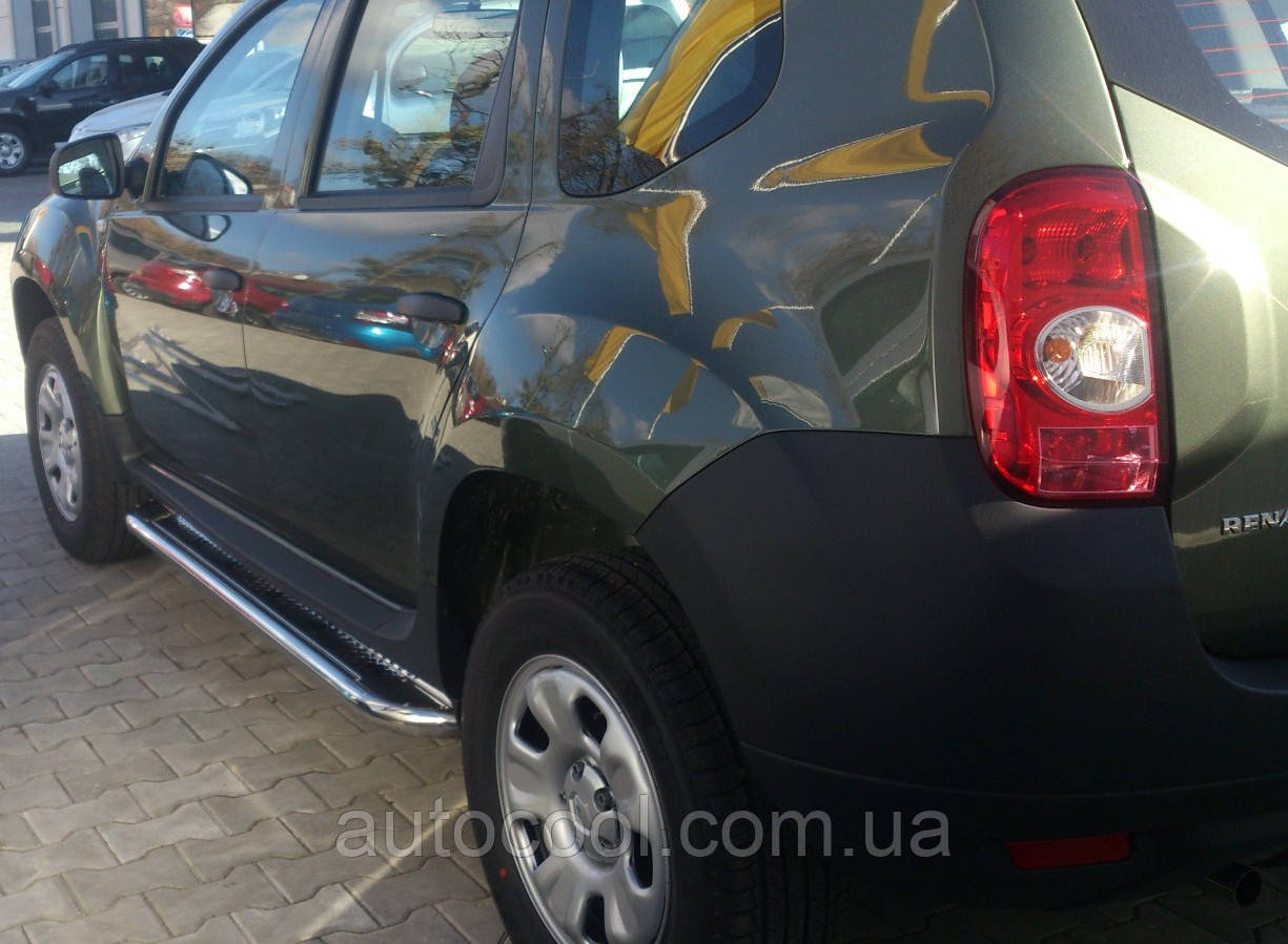 Бічні пороги (площа, сходинка) Renault Duster Рено Дастер, фото 1